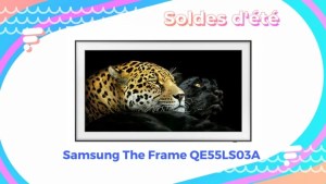 L’atypique TV QLED Samsung The Frame 55″ tombe à 658 € pour la fin des soldes