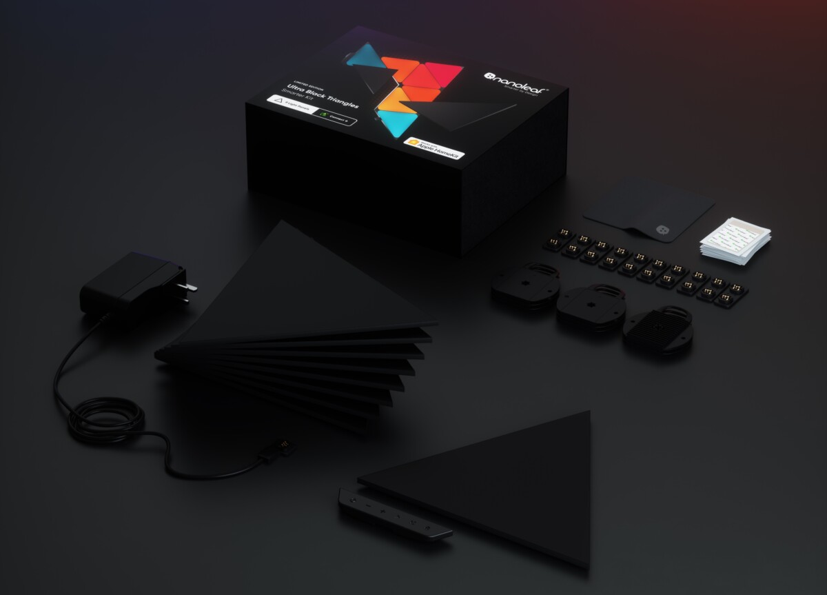 Nanoleaf shapes ultra black