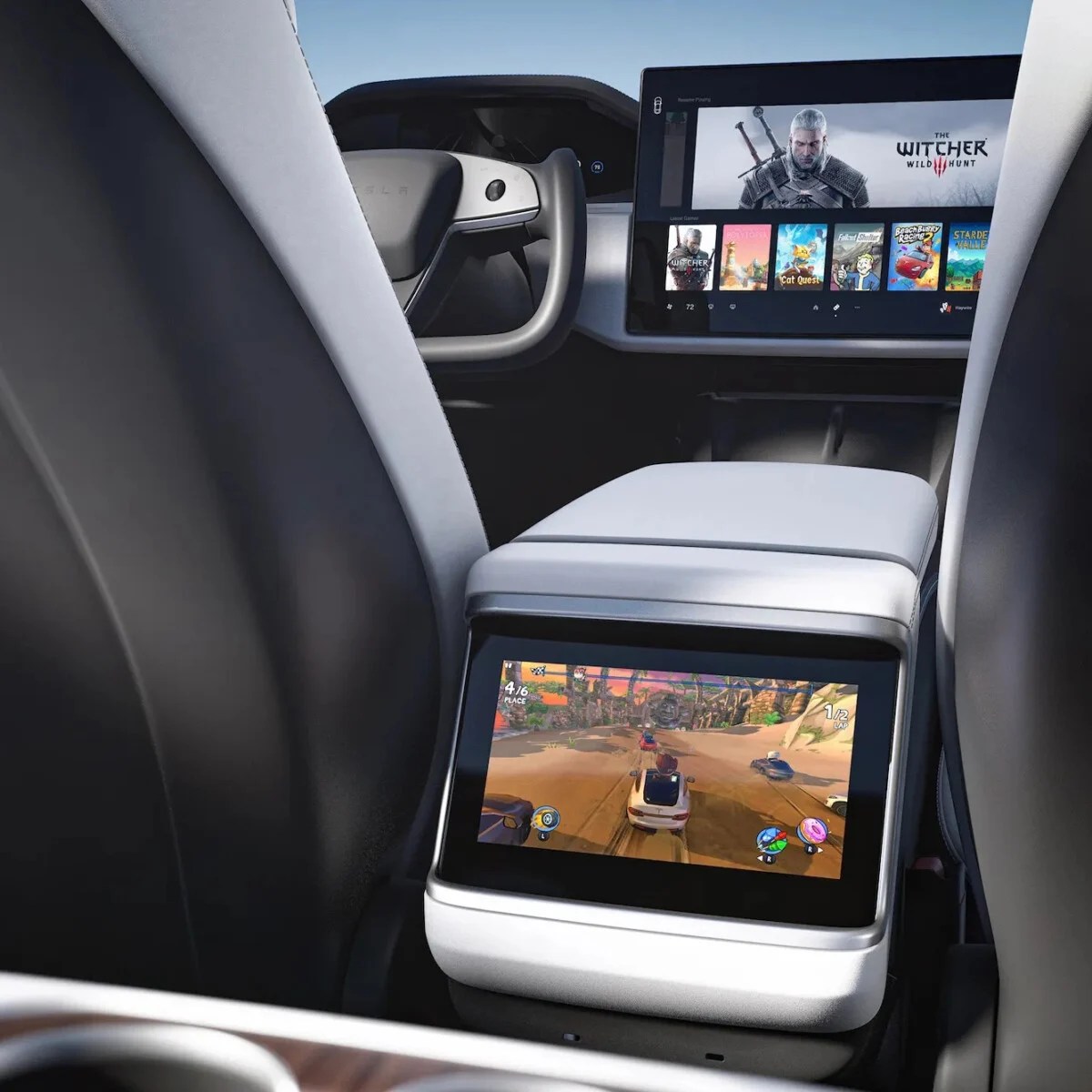 Tesla cars will become game consoles thanks to Steam