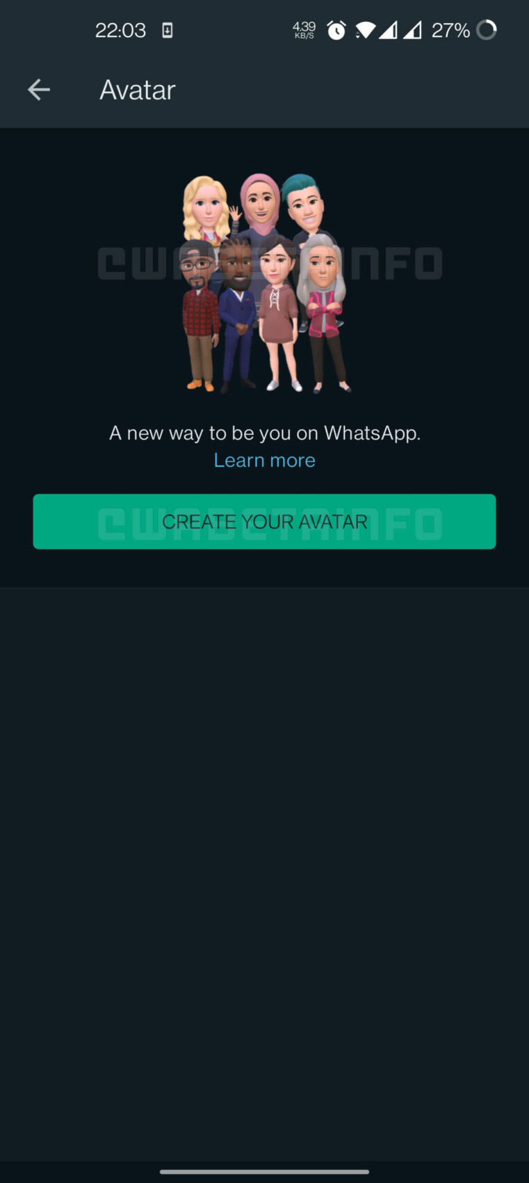 WhatsApp Beta Avatar