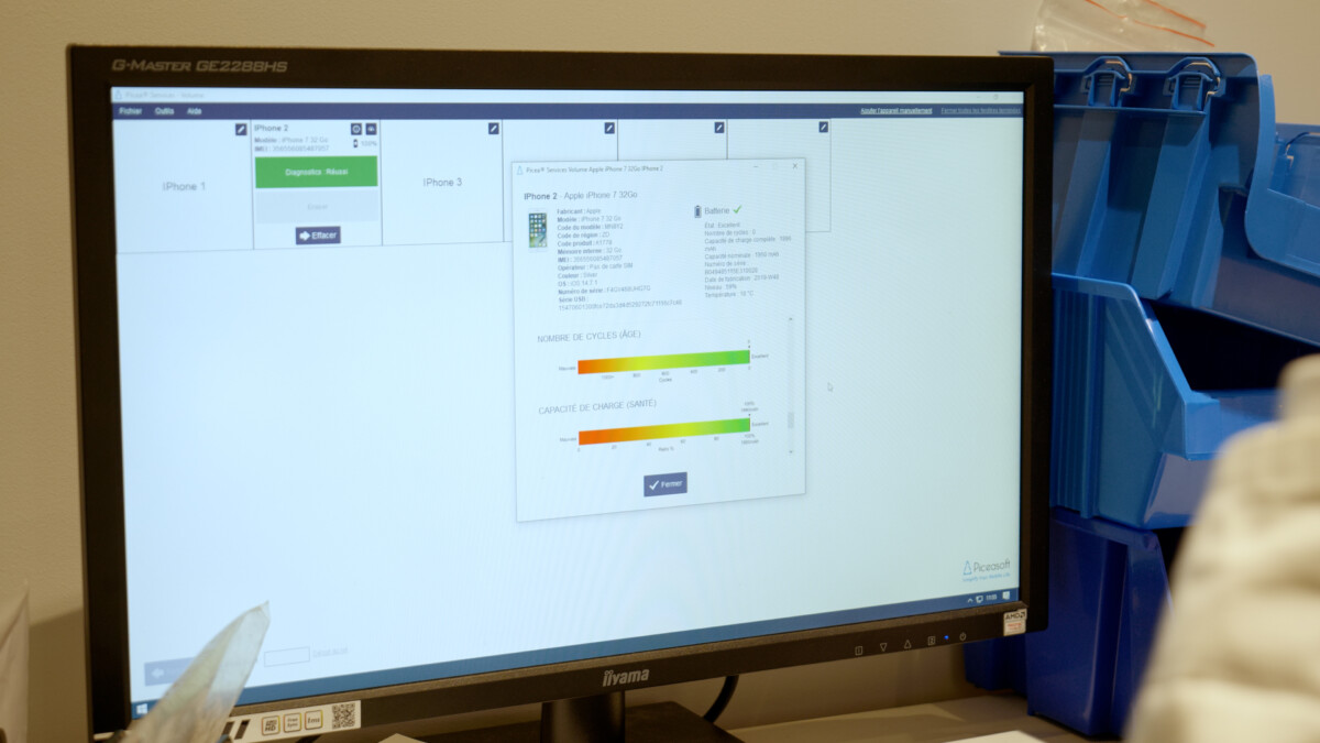 Reconditionnement : on a suivi, pas à pas, un iPhone 8 en quête d’une seconde vie