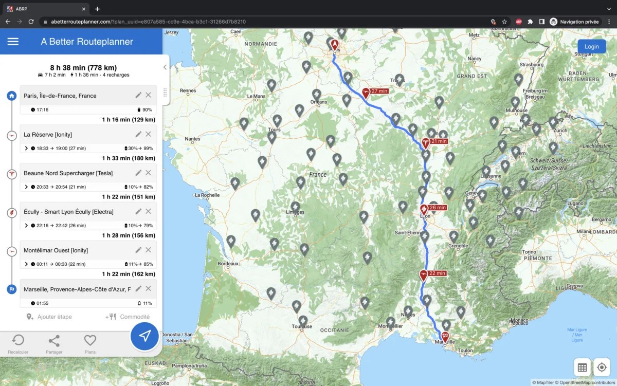 Paris - Marseille en Hyundai Ioniq 5 58 kWh