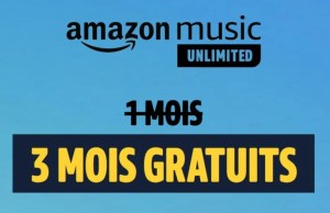 Amazon music Unlimited 3 mois gratuits 2