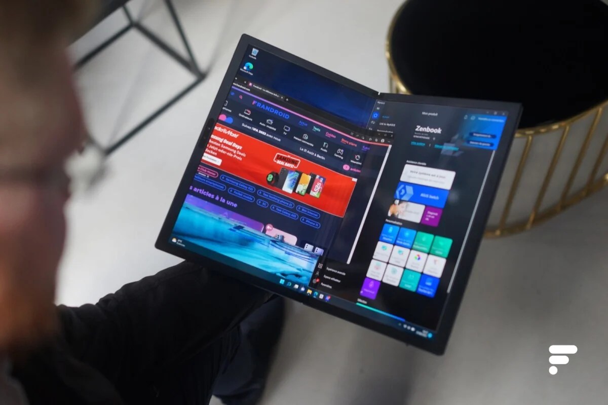 Asus Zenbook 17 Fold OLED // Source : Ulrich Rozier pour Frandroid