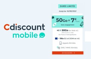 Ce forfait mobile de 50 Go à seulement 7 euros par mois est l’une des valeurs sûres de cet été