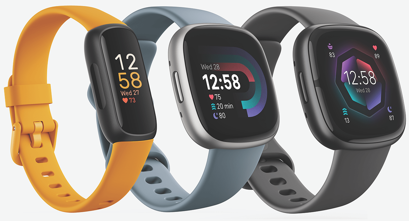 Les Fitbit Inspire 3, Versa 4 et Sense 2