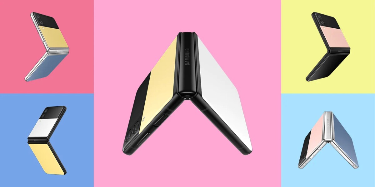 Les choix de coloris Bespoke pour le Galaxy Z Flip 3