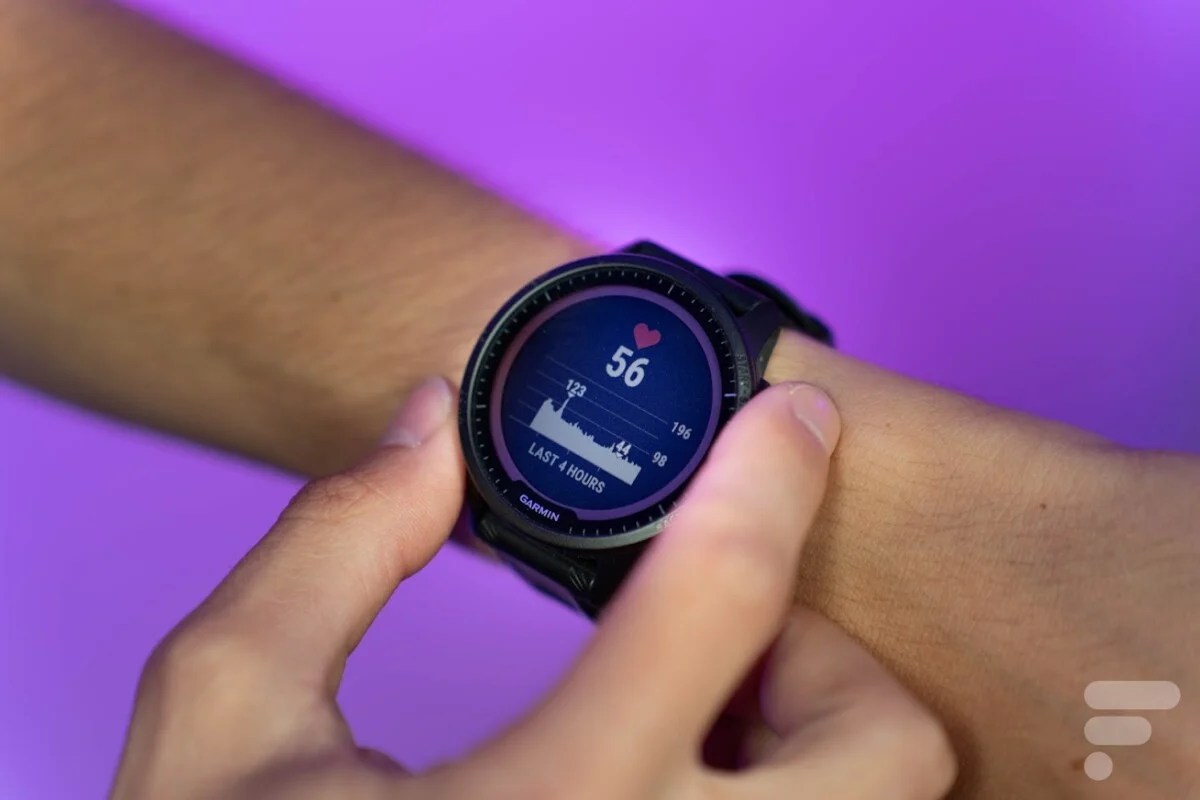 Garmin Forerunner 955 – Carte fréquence cardiaque