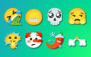 Quelques combinaisons disponibles sur Emoji Kitchen de Gboard // Source : Montage Frandroid (Gboard x emoji.supply)