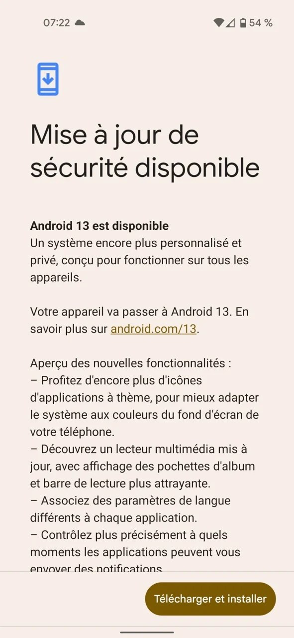 Google Pixel 4a diperbarui ke Android 13 Grand
