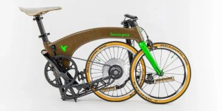 This flax fiber electric bike is incredibly light