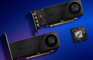 Arc Pro : Intel dévoile trois nouveaux GPU dédiés à la création