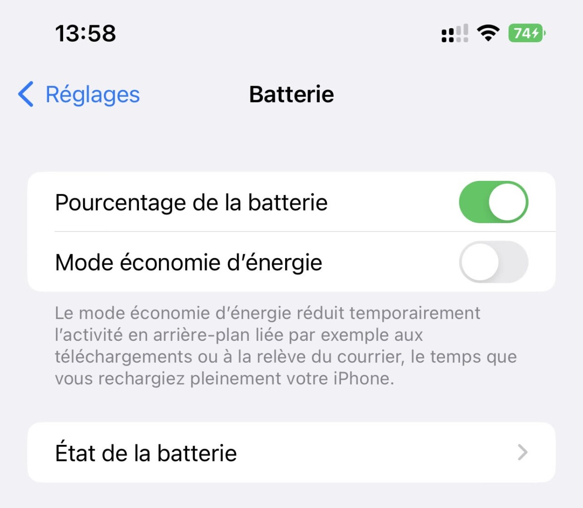 iOS 16 iGen μπαταρία
