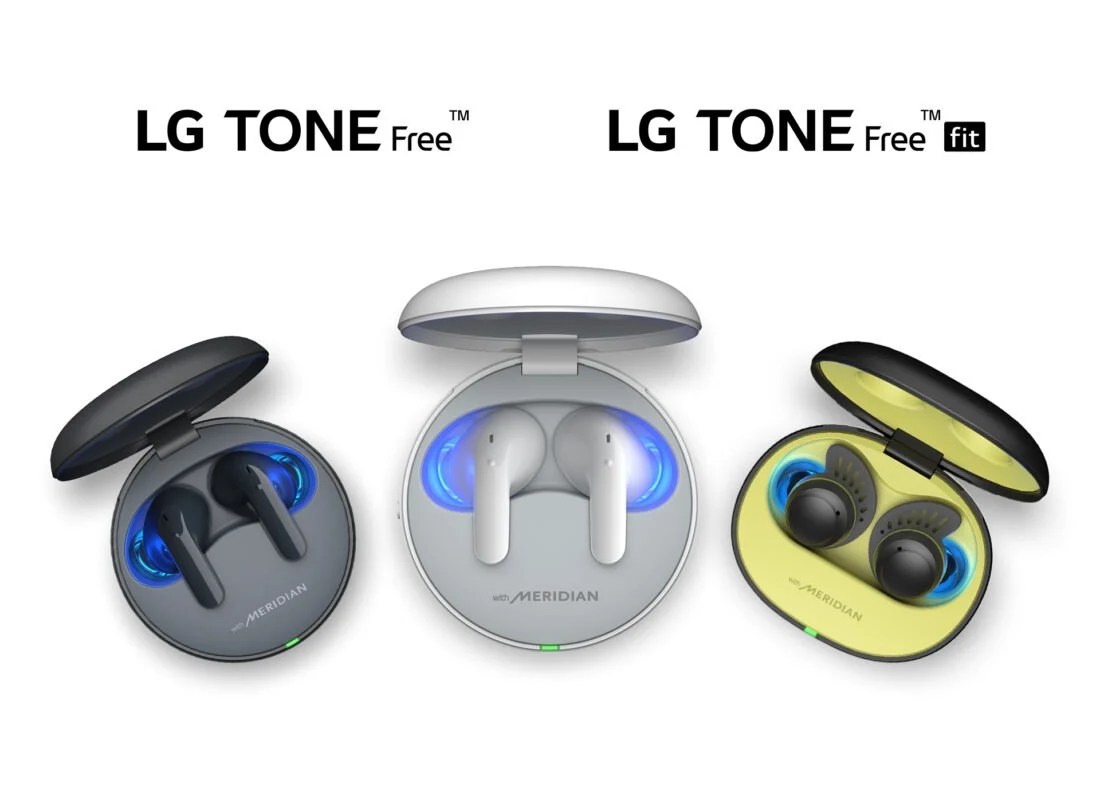 LG Tone Free boxes