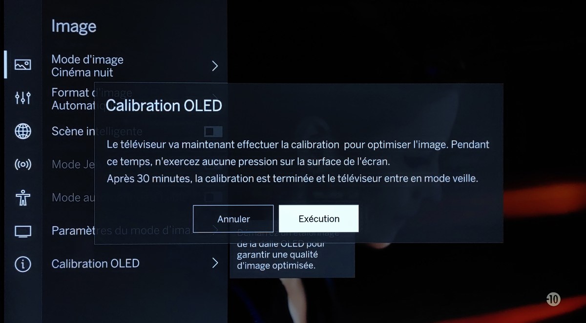 Test du Loewe bild i.65 dr+ set : une image de qualité, mais trop peu lumineuse