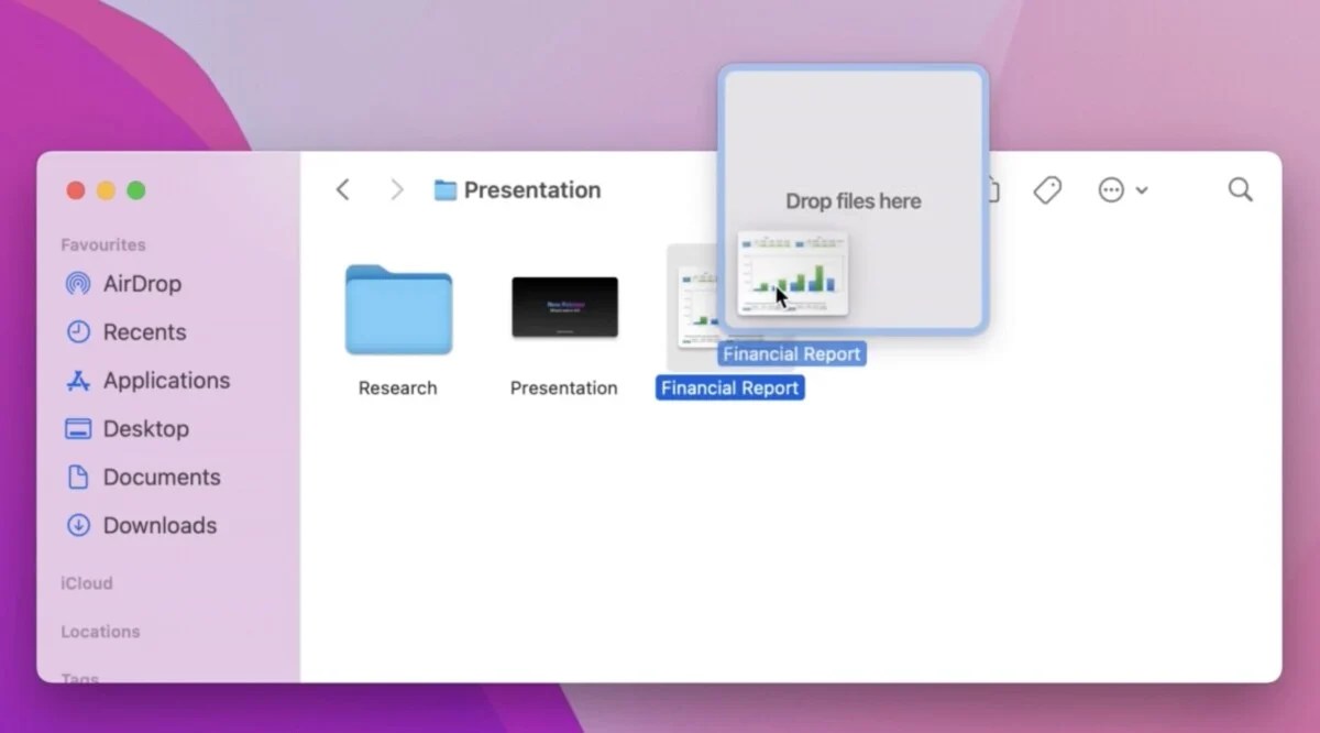 macOS Dropover app