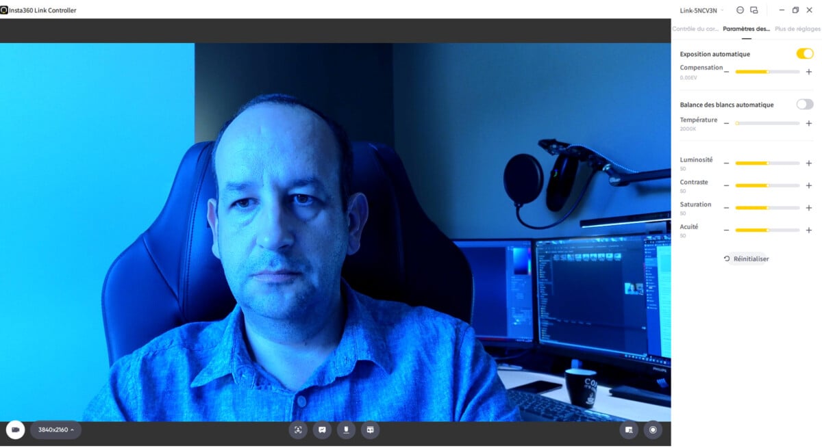 Test de l&rsquo;Insta360 Link : cette webcam 4K veut révolutionner vos streams