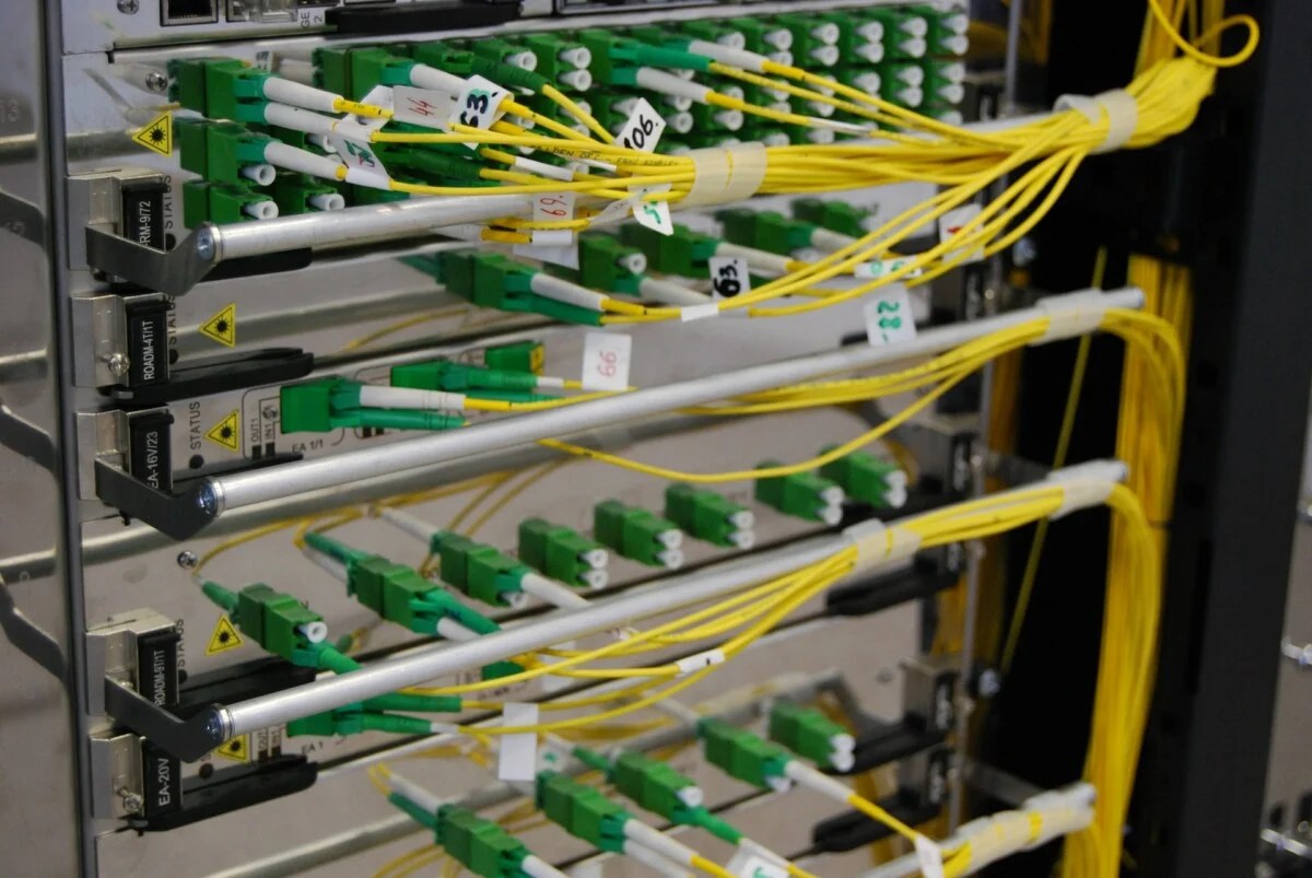 Placard fibre optique