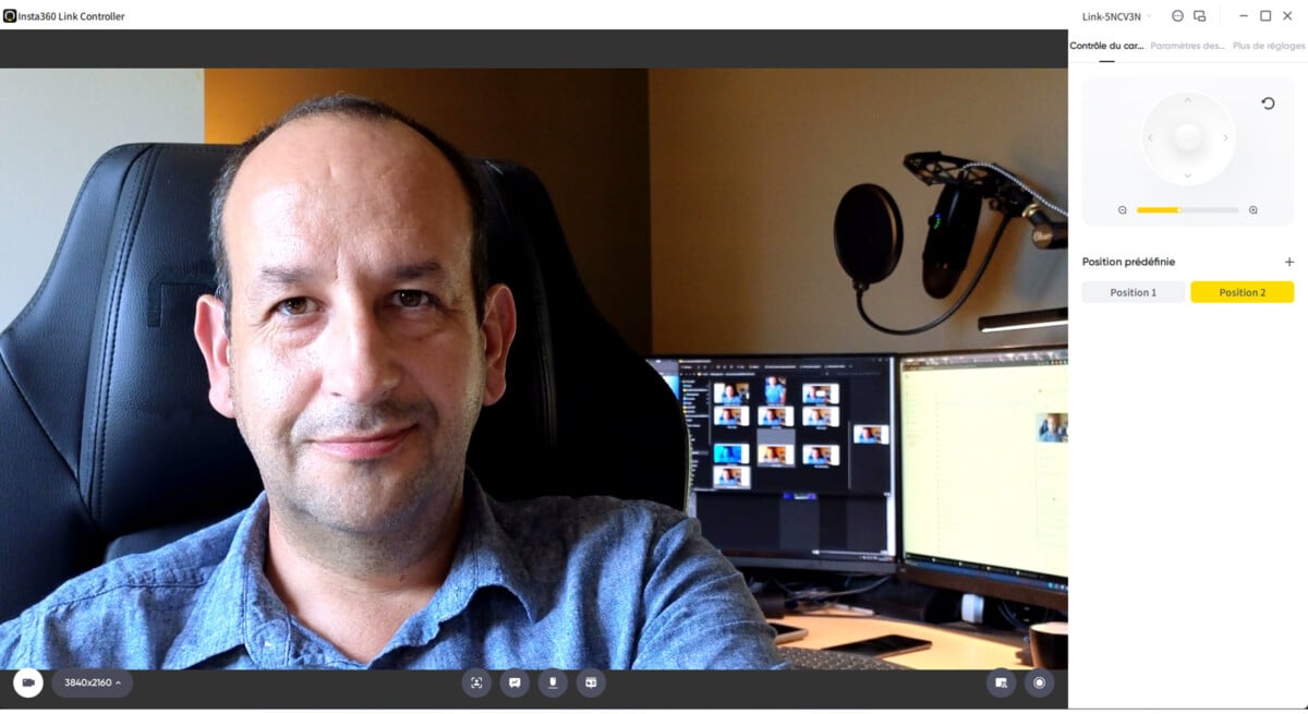 Test de l&rsquo;Insta360 Link : cette webcam 4K veut révolutionner vos streams