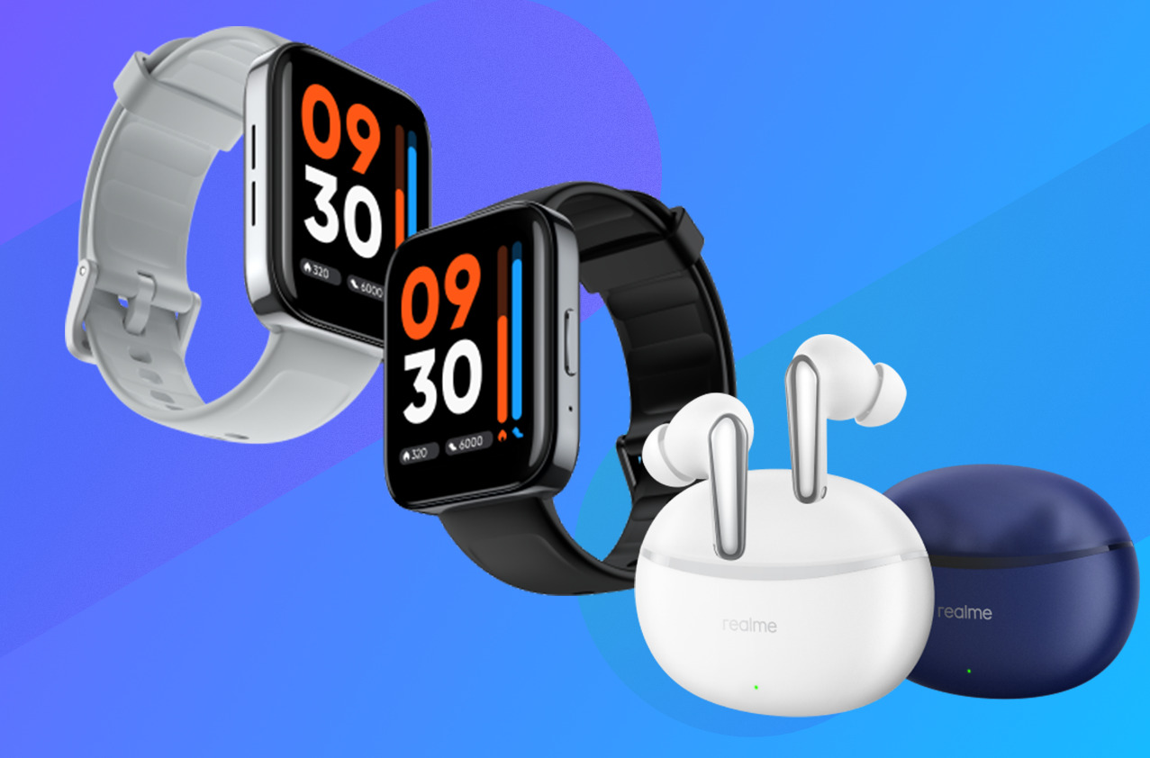 La Realme Watch 3 et les Realme buds Air 3 Neo