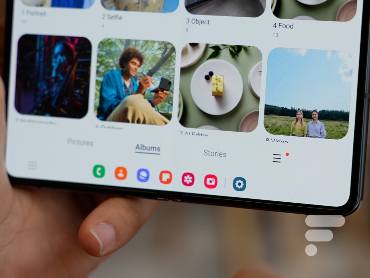 Samsung Galaxy Z Fold 4 barre des tâches