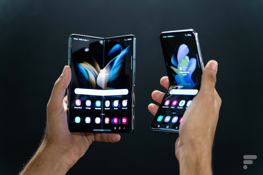 Les Samsung Galaxy Z Fold 4 et Z Flip 4 // Source : Robin Wycke - Frandroid