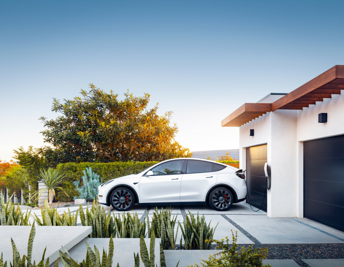 Tesla Model Y charging