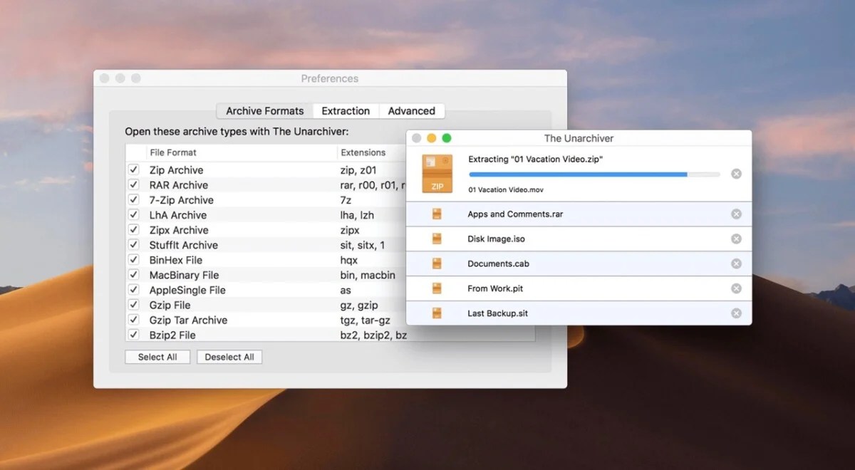 The Unarchiver Mac App Grande