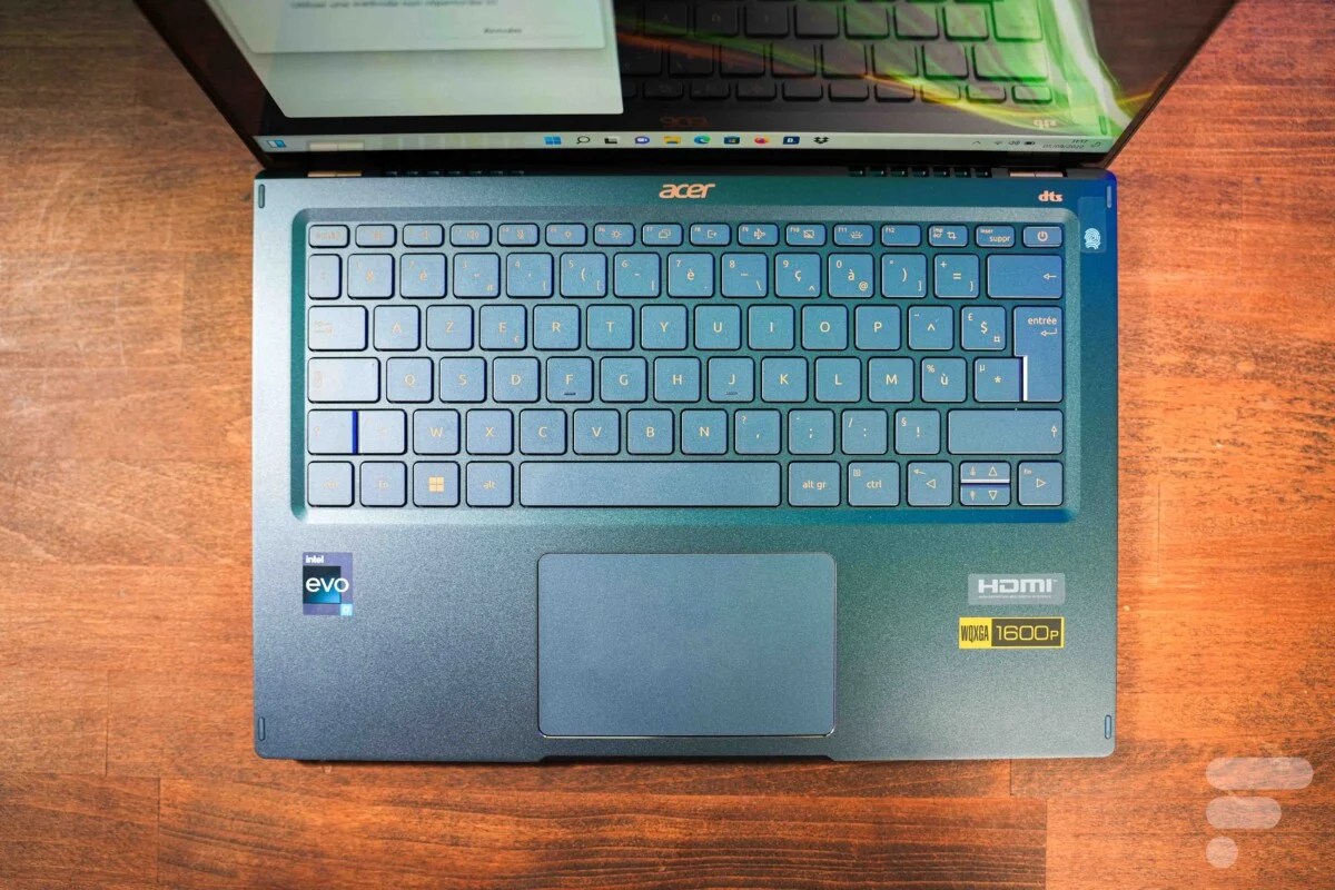 Acer Swift 5 2022 test frandroid 10