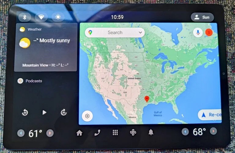 Trasforma un vecchio tablet in un sistema automobilistico Android Automotive