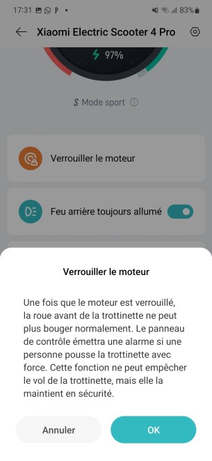 App Xiaomi trottinette électrique (1)
