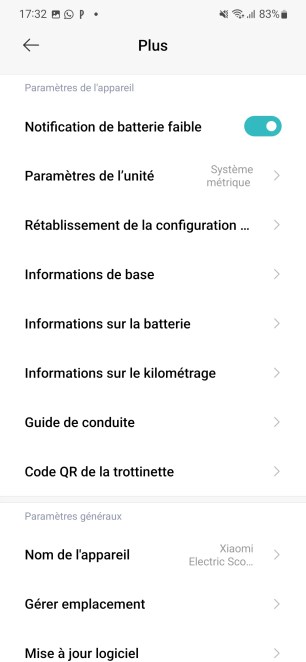 App Xiaomi trottinette électrique (1)