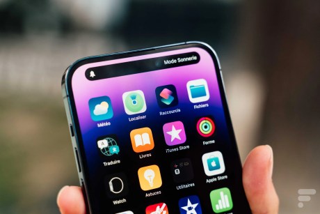 DYbamic Island, disponible est disponible sur les nouveaux iPhone 14 Pro et 14 Pro Max.