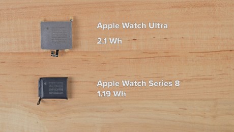 Démontage de l'Apple Watch Ultra par iFixit. // Source : iFixit