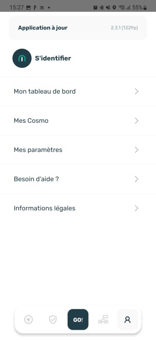 Application Cosmo Connected