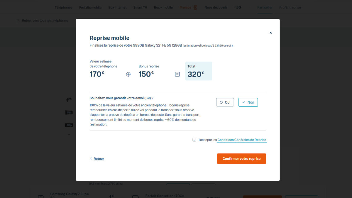 Bonus de reprise Bouygues
