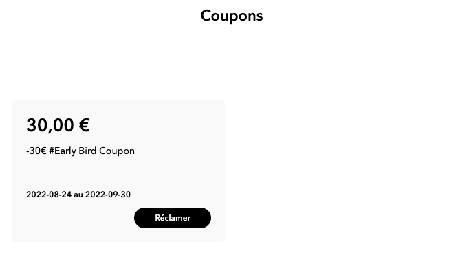 Capture d’écran coupon de réduction Honor Pad 8
