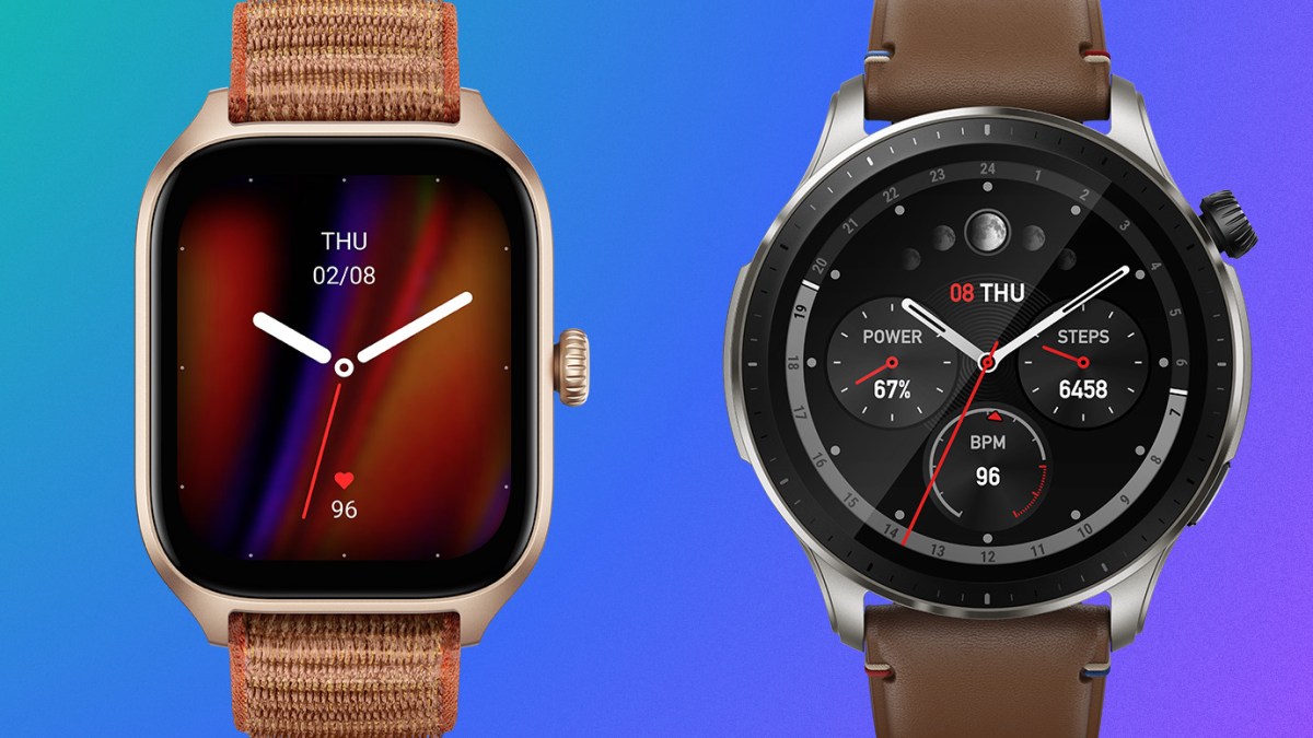 Les Amazfit GTS 4 et GTR 4