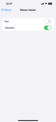 iOS 16 tutoriel clavier retour haptique (2)