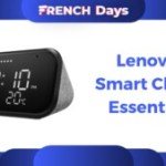 20 €, c’est tout ce que coûte le réveil connecté Lenovo Smart Clock Essential pendant les French Days