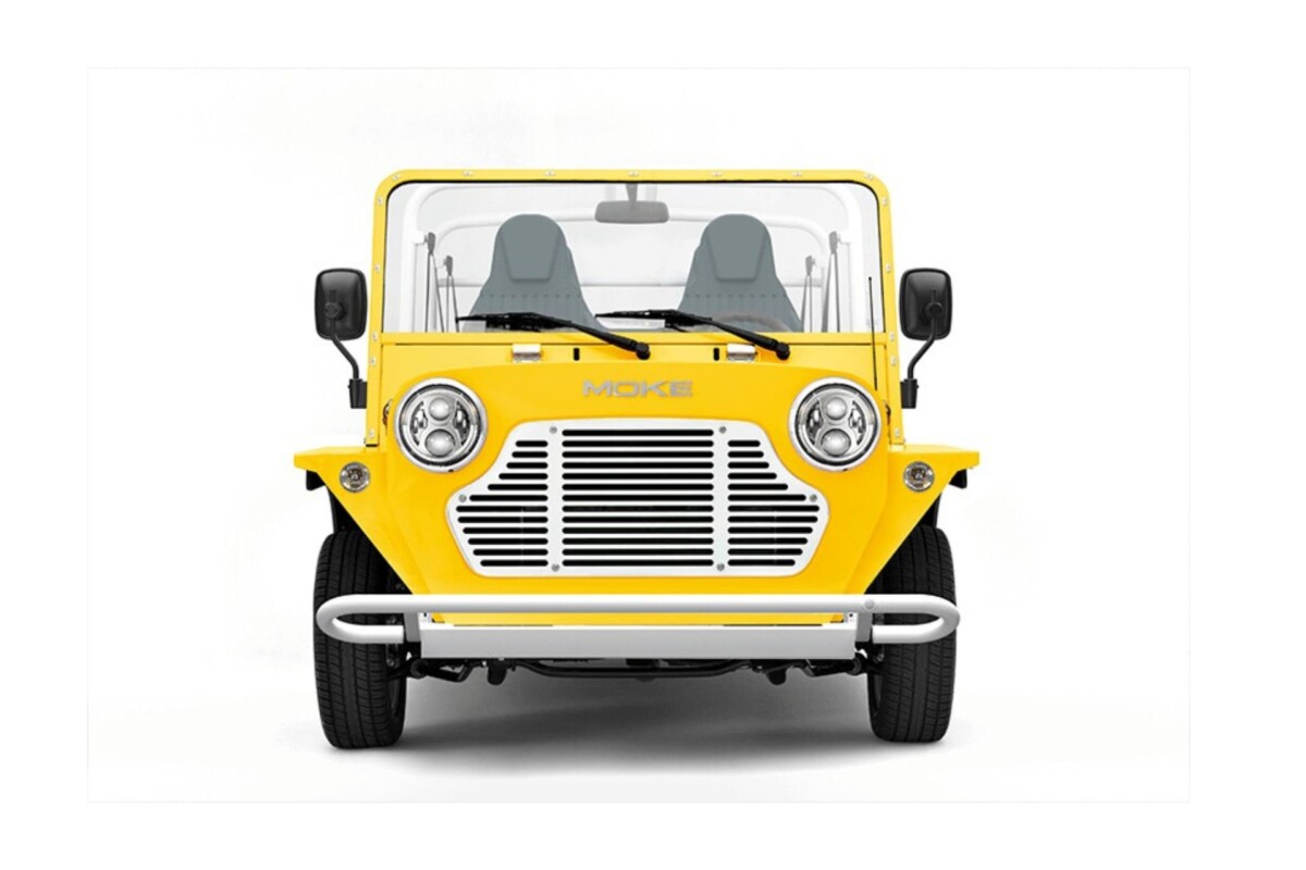 Cette petite voiture de plage électrique est aussi dépouillée qu’onéreuse