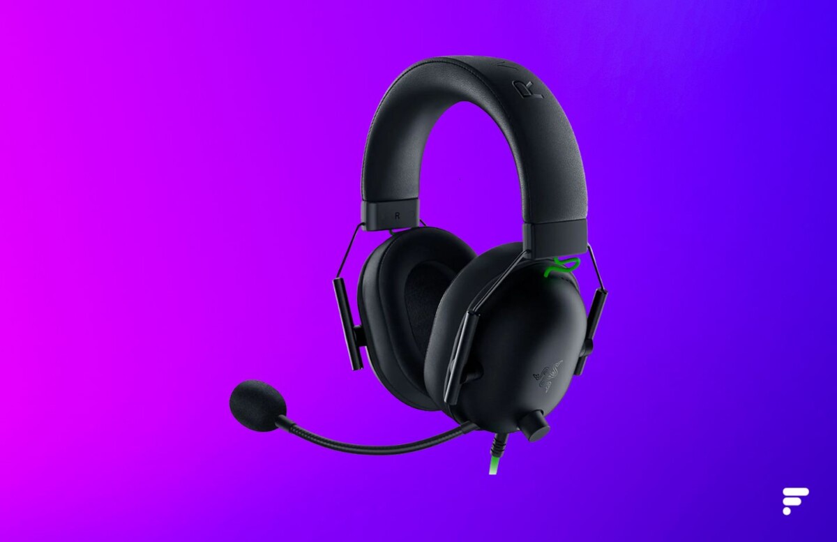Razer BlackShark V2 X fond violet