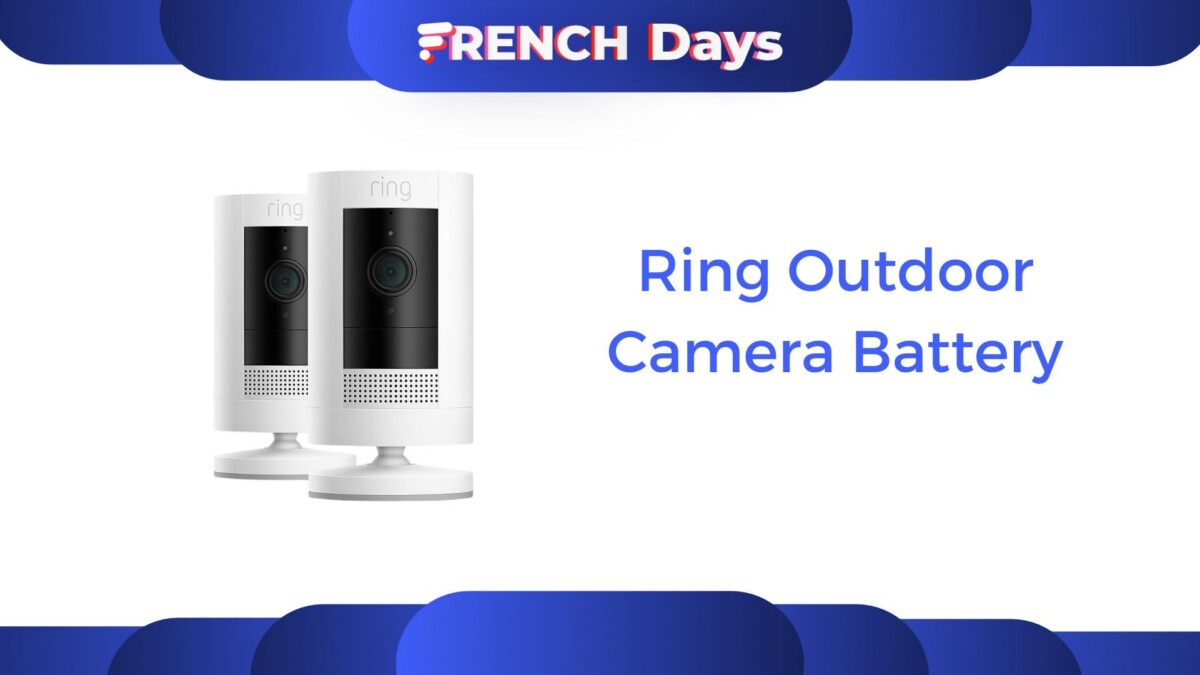 Ring Outdoor Camera Battery French Days rentree 2022
