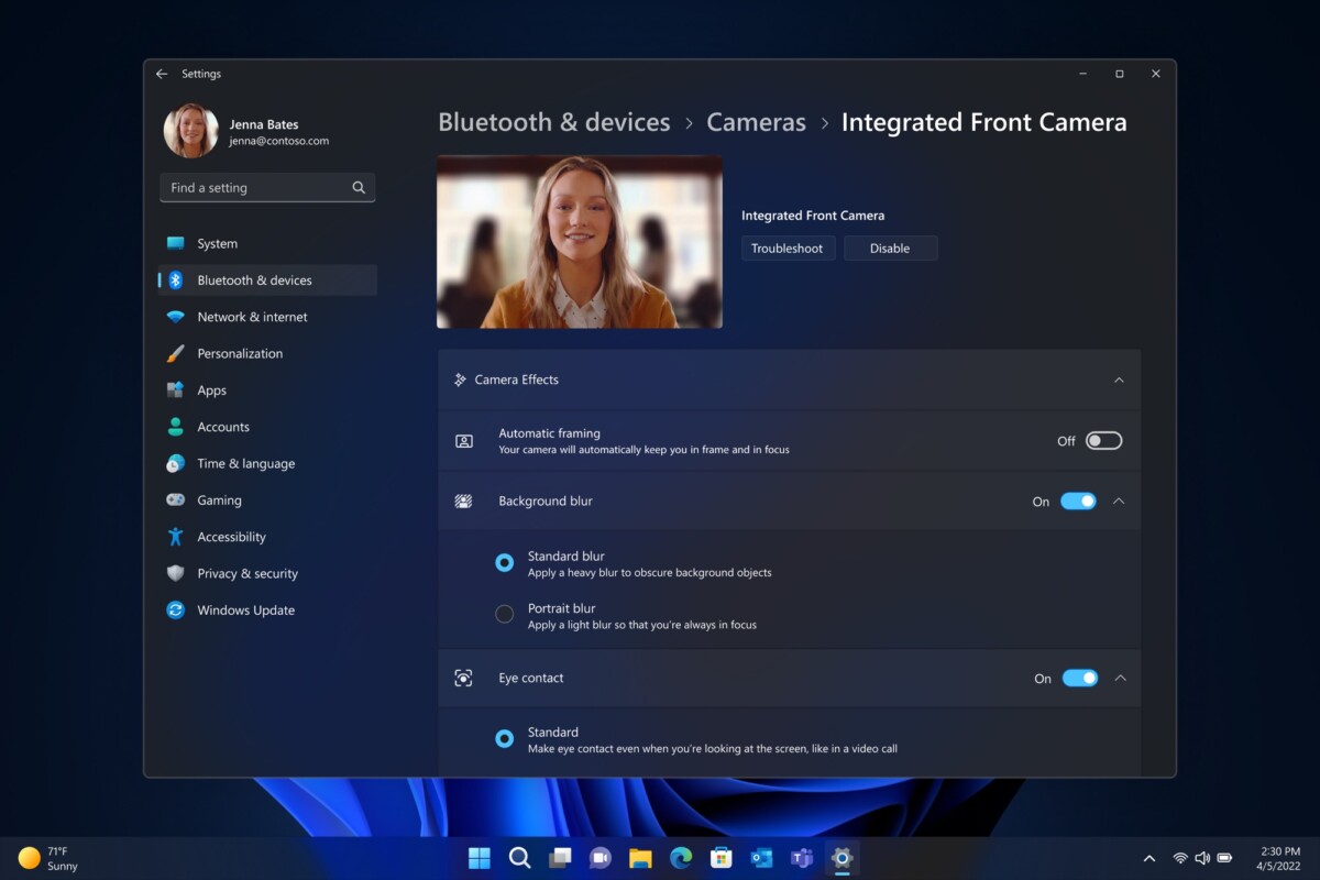 Actualización de efectos de AI Studio de Windows 11 2022 redimensionada