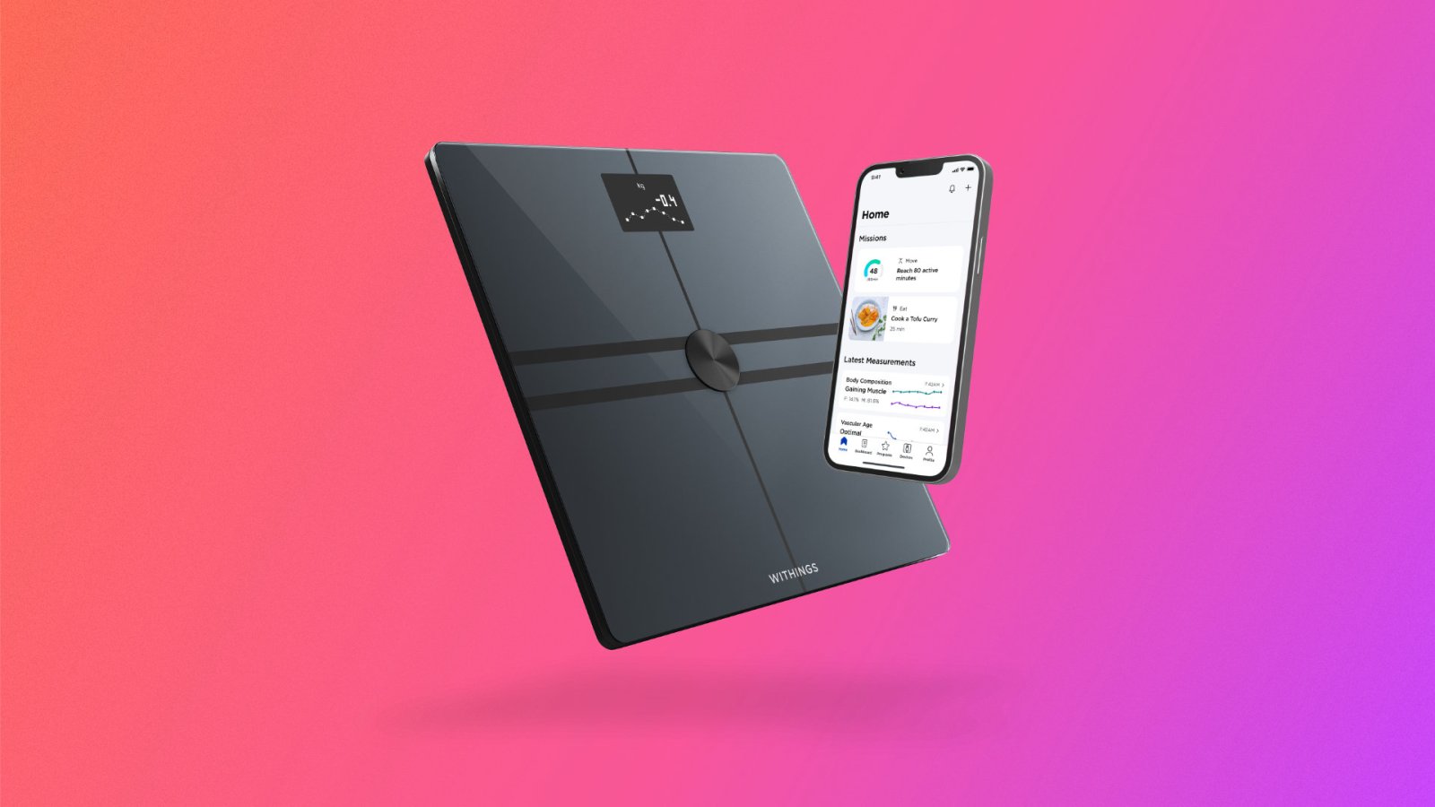 Balance Connectée Withings Body - WiFi/Bluetooth - Suivi Cardiovasculaire - Neuf