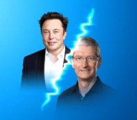 Elon Musk et Tim Cook