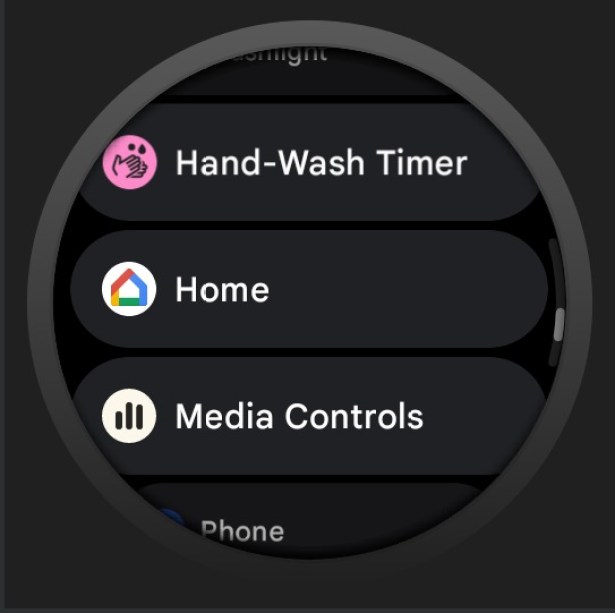 Google Home sur Wear OS  // Source : XDA