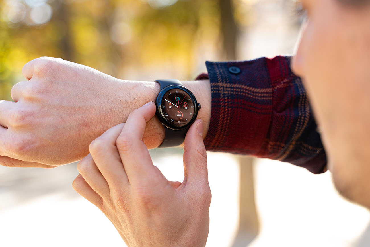 La Google Pixel Watch sous Wear OS