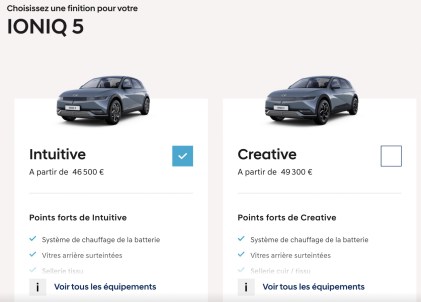 Ioniq 5 Configurateur