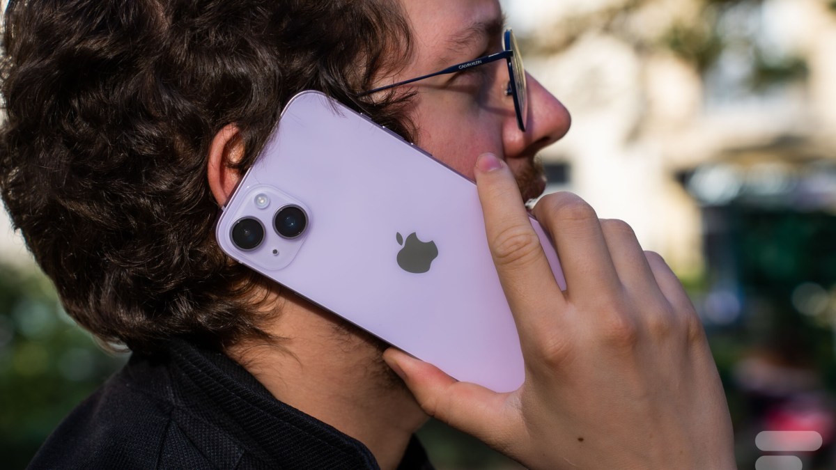 L'iPhone 14 Plus pour illustration